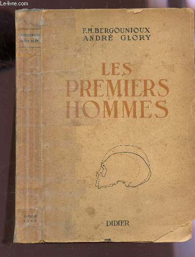 LES PREMIERS HOMMES PRECIS D'ANTHROPOLOGIE PREHISTORIQUE.