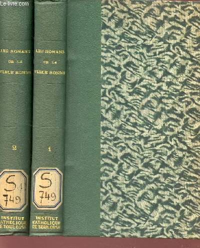 LES ROMANS DE LA TABLE RONDE mis en nouveau langage et accompagnes de recherches sur l'origine et le caractere de ces grandes compositions - EN 2 VOLUMES : TOME PREMIER + ROME DEUXIEME.
