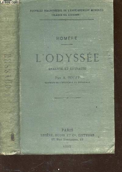 L'ODYSSEE - ANALYSE ET EXTRAITS