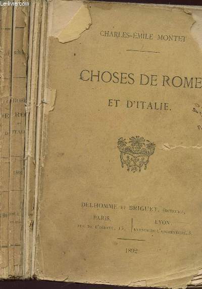 CHOSES DE ROME ET D'ITALIE