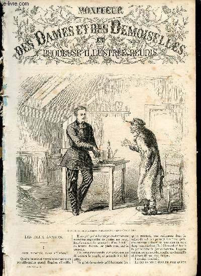 MONITEUR DES DAMES ET DES DEMOISELLES ET BRODEUSE ILLUSTREE REUNIS - JUIN 1867 / Les deux avares / Mort de Cahrles le tlraire / Toilette du matin et de voyage / 1 gravure couleurs / LE SOIR, verceuse pour piano par A. SCARD etc...