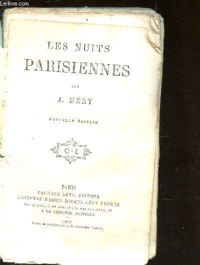 LES NUITS PARISIENNES / NOUVELLE EDITION.