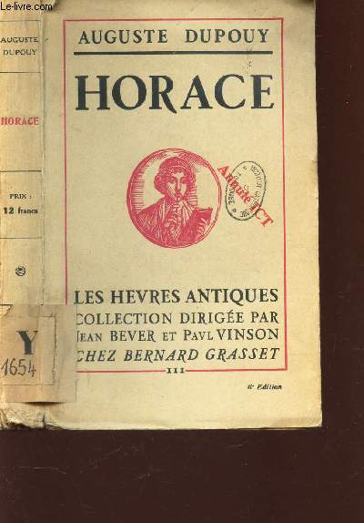 HORACE / COLLECTION LES HEURES ANTIQUES -