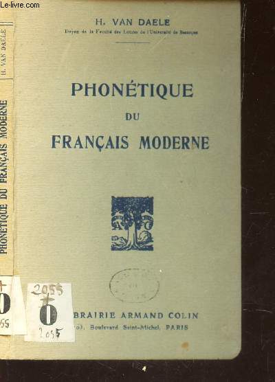 PHONETIQUE DU FRANCAIS MODERNE