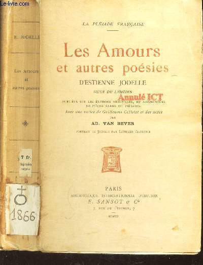 LES AMOURS ET AUTRES POESIES / COLLECTION 