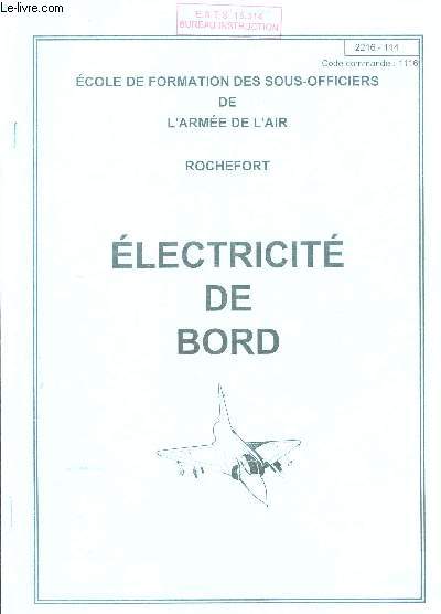 ELECTRICITE DE BORD.