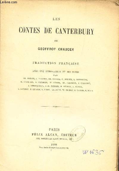 LES CONTES DE CANTERBURY