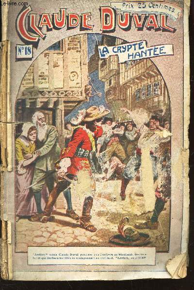 CLAUDE DUVAL OU AU TEMPS DES PURITAINS D'ANGLETERRE - N18 : LA CRYPTE HANTEEE.