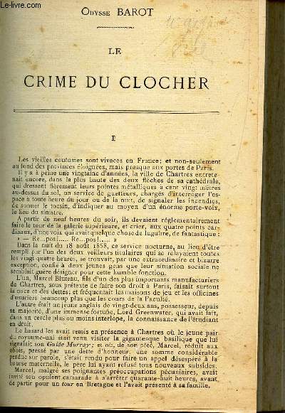 LE CRIME DU CLOCHER