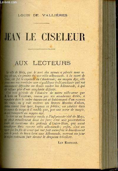 JEAN LE CISELEUR + A MENTEUR, MENTEUR ET DEMI.