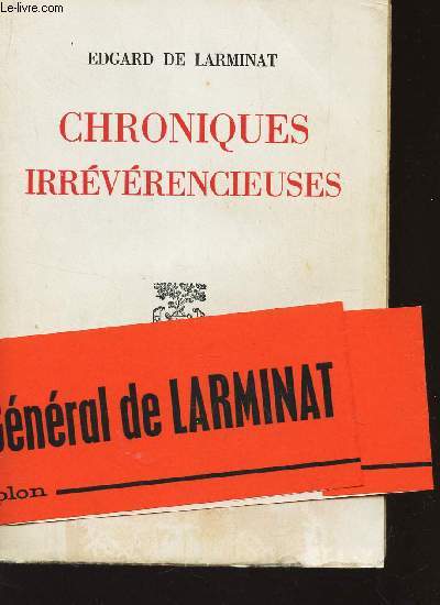 CHRONIQUES IRREVENCIEUSES