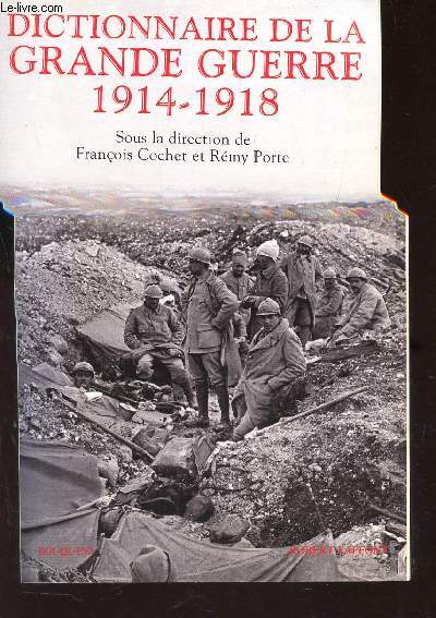 DICTIONNAIRE DE LA GRANDE GUERRE - 1914-1918.