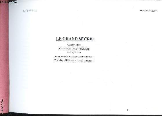LE GRAND SECRET (COPIE)