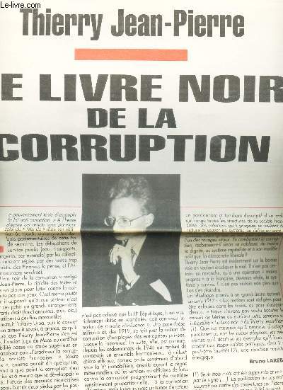 MINUTE - DU 08.06.1994 / LE VIRE NOIR DE LA CORRUPTION DE THIERRY JEAN-PIERRE