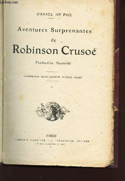AVENTURES SDURPRENANTES DE ROBINSON CRUSOE