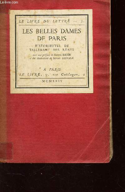 LES BELLES DAMES DE PARIS - HISTORIETTES / collection 