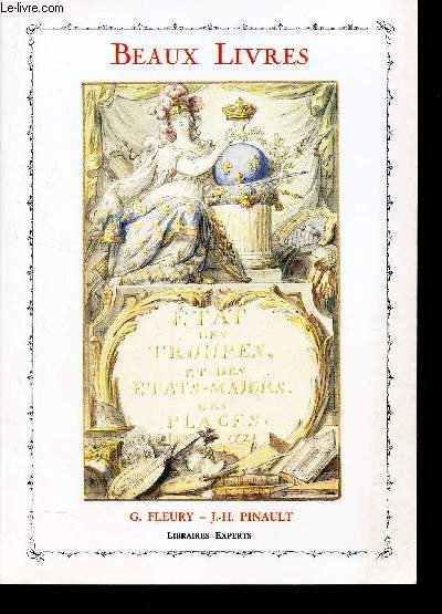 CATALOGUE DE BEAUX LIVRES