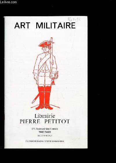 CATALOGUE N113 - ARTY MILITAIRE