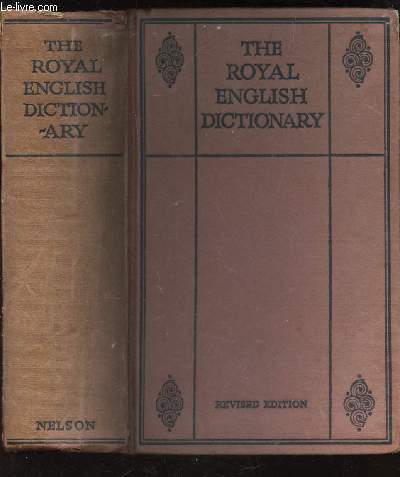 THE ROYAL ENGLISH DICTIONARY AND WORD TREASURY.