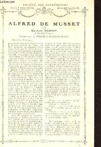 ALFRED DE MUSSET - CINQUIEME LECON : LE THEATRE D'ALFRED DE MUSSET / Supplment aux Lectures pour tous - Anne 1914 - SOCIETE DES CONFERENCES