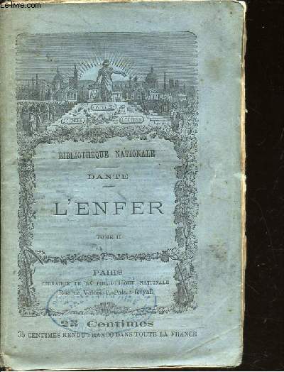 L'ENFER - POEME EN XXIV CHANTS / TOME SECOND.