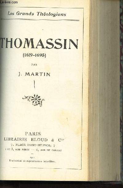 THOMASSIN (1619-1695) / COLLECTION 