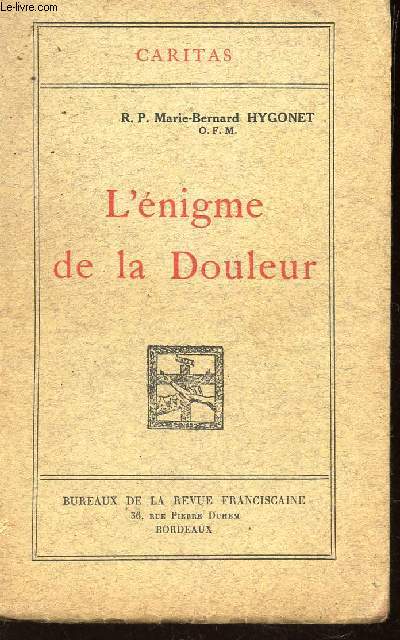 L'ENIGME DE LA DOULEUR