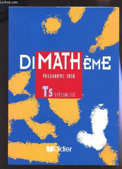 DIMATHEME - PROGRAMME 1988 - TS SPECIALITE