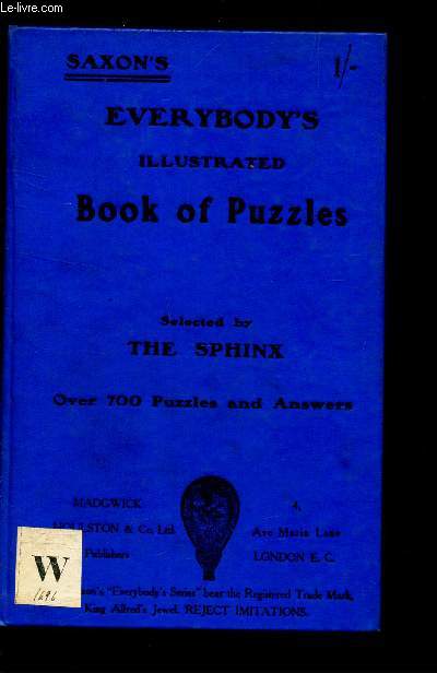EVERYBODY'S ILLUSTRATED BOOF PUZZLES