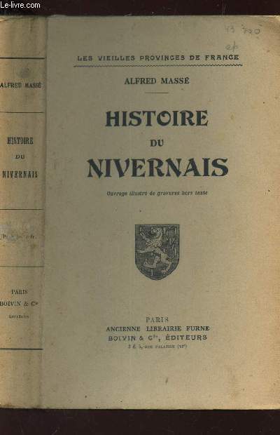HISTOIRE DU NIVERNAIS / COLLECTION 