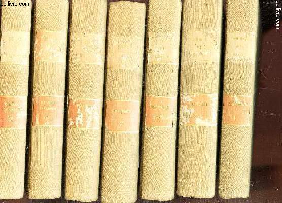OEUVRES DE JEAN RACINE / EN 7 VOLUMES : DU TOME PREMIER AU TOME 7 - AVEC DES COMMENTAIRES PAR J/L/ GEOFFROY.