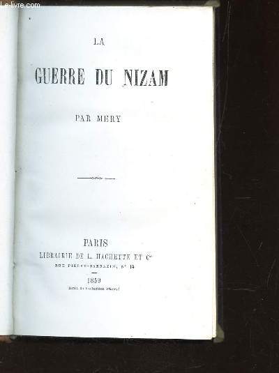 LA GUERRE DU NIZAM