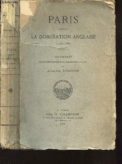 PARIS PENDANT LA DOMINIATION ANGLAISE (1420-1436)
