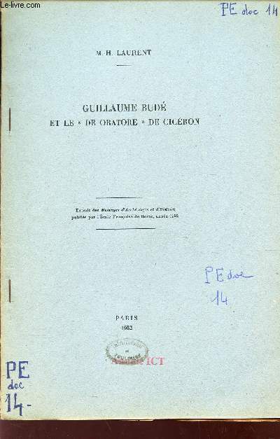 GUILLAUME BUDE ET LE 