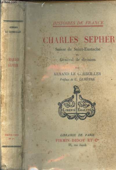 CHARLES SEPHER - Suisse de St eustache et Gnral de division.