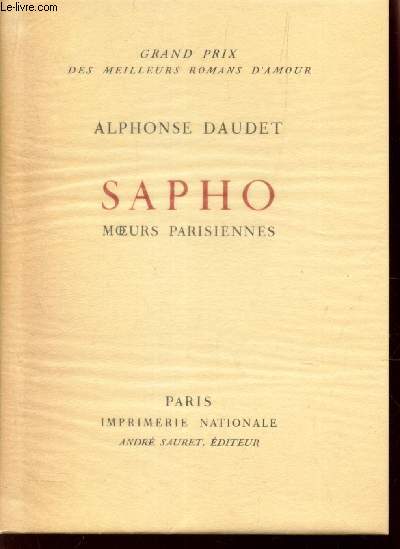 SAPHO - MOEURS PARISIENNES