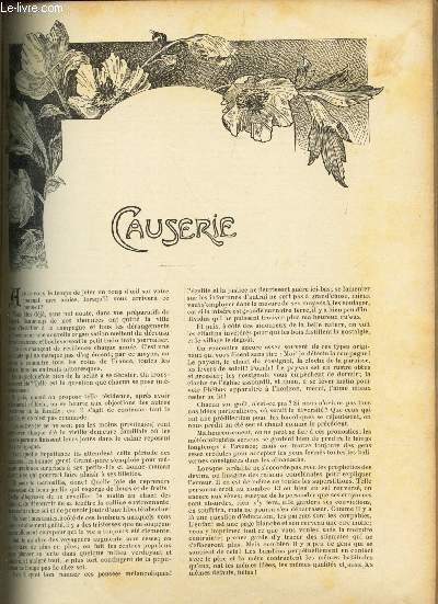 JOURNAL DES OUVRAGES DES DAMES / Ttiere brode - Garniture de lavabo - service a fruits - cols rabattus - pochette a linge de nuit - Lambrequin Louis XV en tapisserie - broderie de Madere etc...
