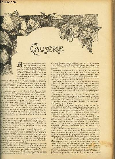 JOURNAL DES OUVRAGES DES DAMES / Abat-jour brod - Grand sachet - Cousin lingerie - servide a th 