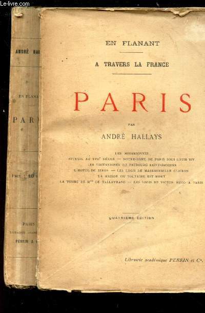 PARIS / EN FLANANT A TRAVERS LA FRANCE / 4e EDITION