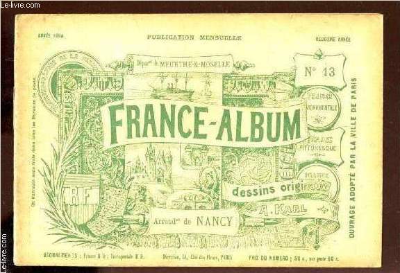 FRANCE ALBUM N13 / ARRONDISSEMENT DE NANCY