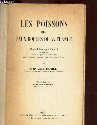 LES POISSONS DES EAUX DOUCES DE LA FRANCE -