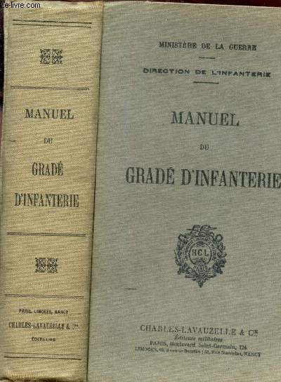 MANUEL DU GRADE D'INFANTERIE