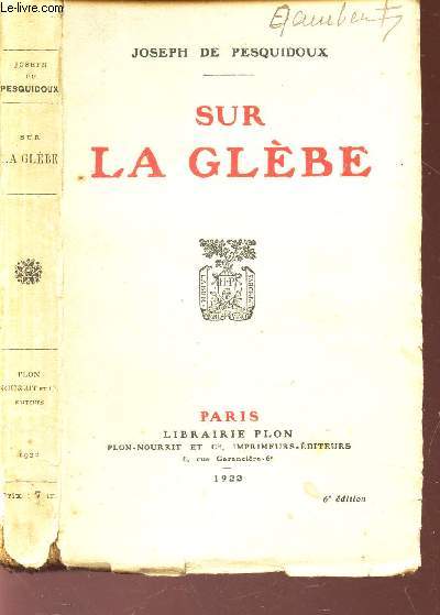 SUR LA GLEBE / 6E EDITION