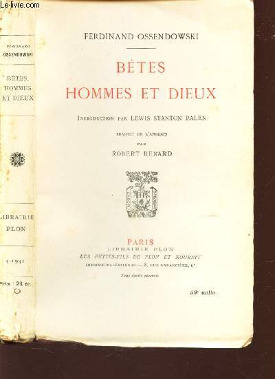 BETES HOMMES ET DIEUX -