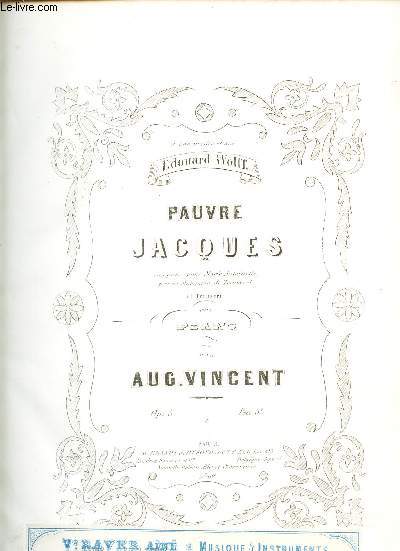 PAUVRE JACQUES - PAETITION POUR PIANO