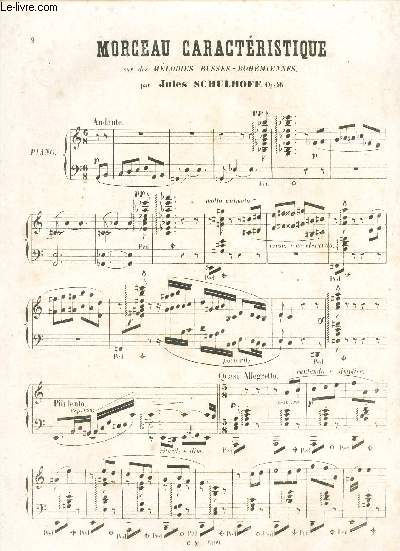 MORCEAU CARACTERISTIQUE SUR des melodies russes-bohemiennes - OP. 46