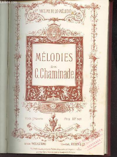 MELODIES / 1er VOLUME DE MELODIES.