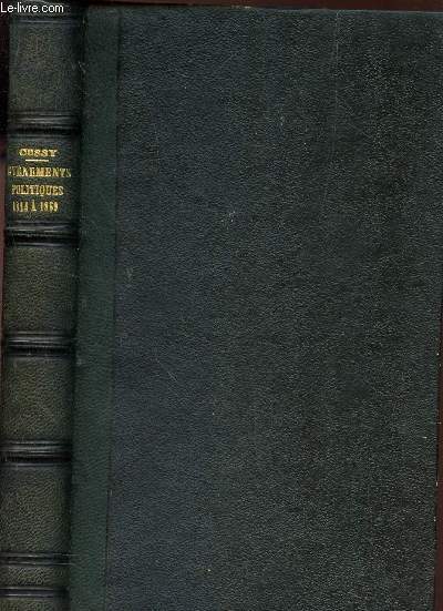 precis historique des evenements politiques les plus remarquables qui se sont passes depuis 1814 a 1859 ou expos.