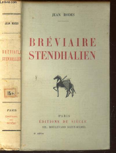 BREVIAIRE STENDHALIEN