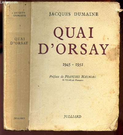 QUAI D'ORSAY - 1845-1951.
